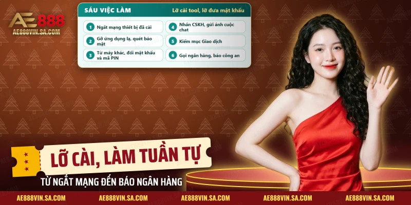 Sáu việc làm theo thứ tự khi lỡ cài tool hoặc lỡ đưa mật khẩu
